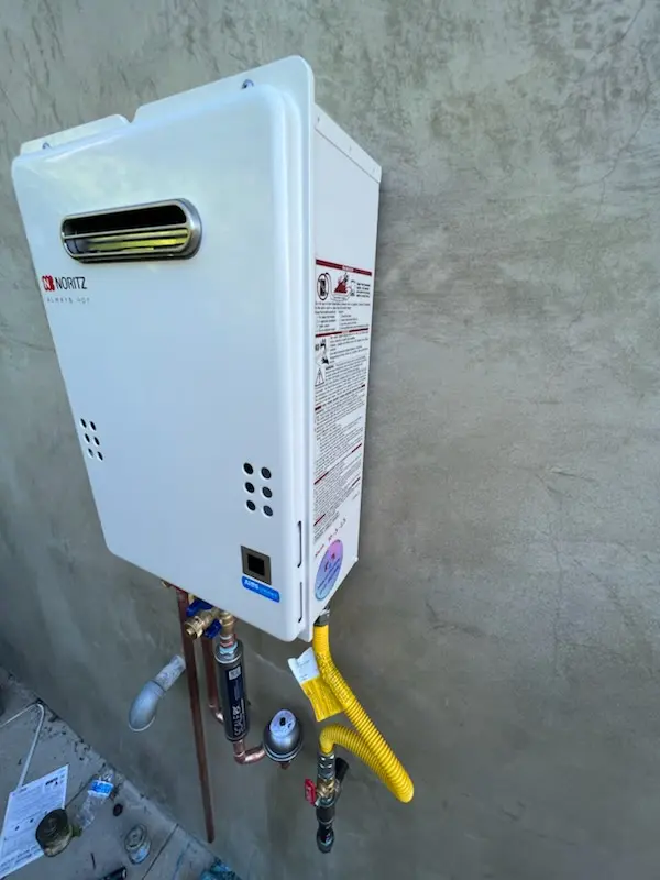 Tankless water heater installation for Belfair Crossroads homes